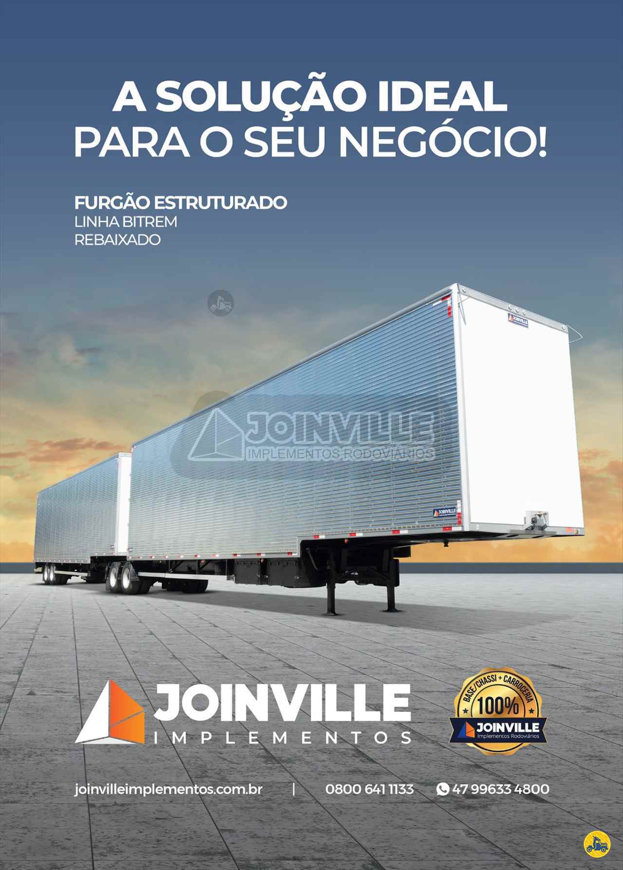 CARRETA BITREM BAU FURGAO Joinville Implementos GARUVA SANTA CATARINA SC